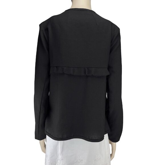 LANVIN Summer 2009 French Haute Couture Zip-up Long Sleeves Back Ruffles blazer - Picture 4 of 9